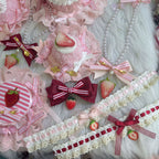 Sweet Lolita Strawberry Cake Headdresses and Jewelry - image 2