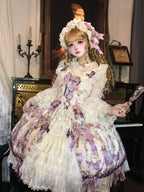 Antique Gem Fragrance Lolita Purple JSK Dress Set - image 15