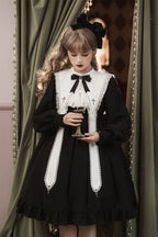 Black Nun - Gothic Lolita OP Dress - image 1