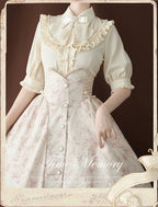 Earl Girl - Chiffon Classic Lolita Shirt, Mid-Length Mutton Sleeves - image 26