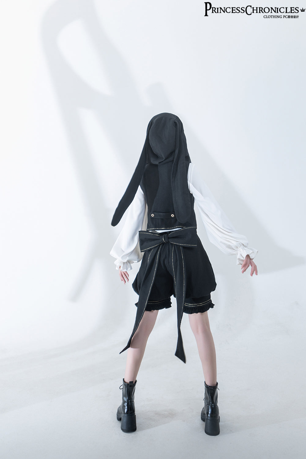 Desperate Bunny - Ouji Lolita Vest Shorts Set - image 19