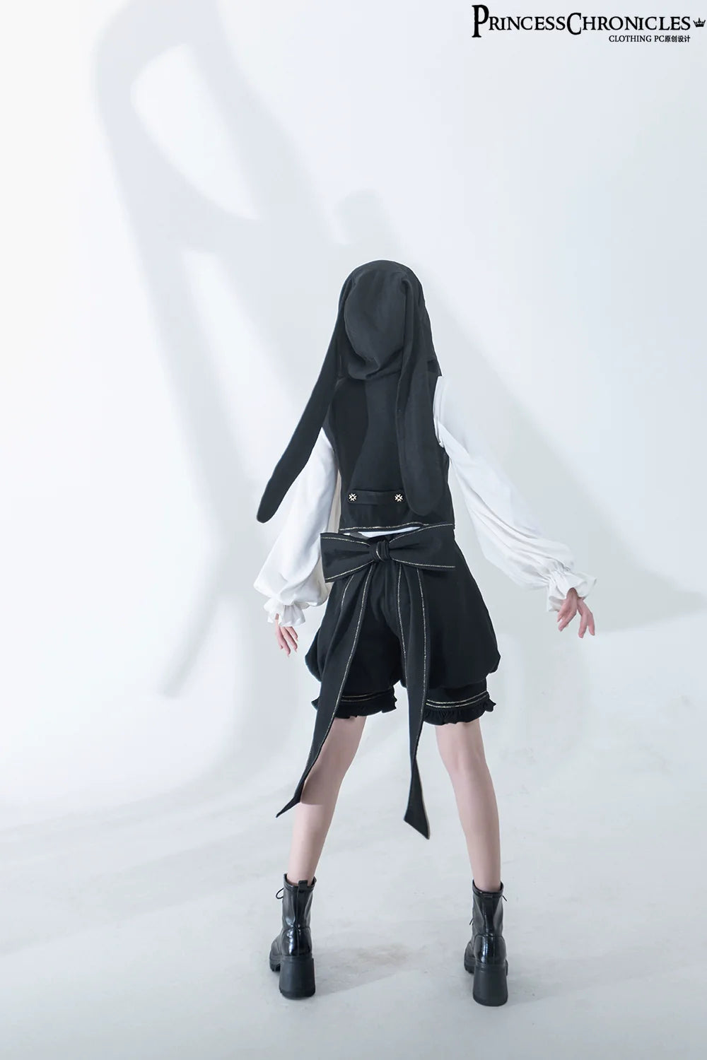Desperate Bunny - Ouji Lolita Vest Shorts Set - image 20