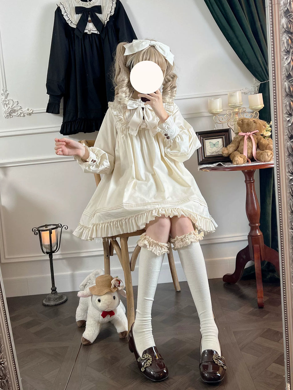 Lullaby - Cotton Lolita OP Dress Kawaii Lolita Bloomers and Accessories - image 3