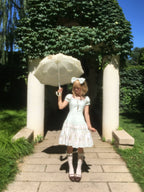 Jenny Flower - Cotton Old School Lolita Floral OP Dress - image 13