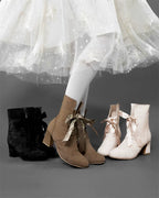 Lady Incognita - Retro Lolita Ankle Boots, Size Zipper - image 2