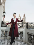The Legend of Dracula - Gothic Ouji Lolita Winter Coat Set - image 6