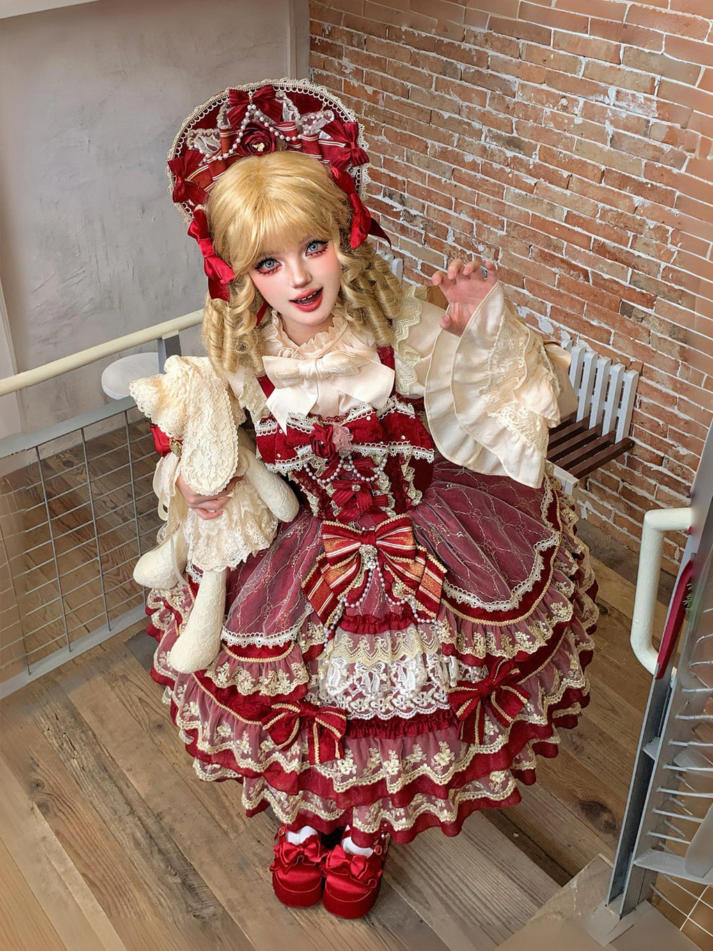 Gem Crown - Sweet Lolita Tiered JSK Dress Suit and BNT - image 28