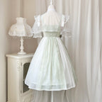 Wind Singing Lily - Qi Lolita Embroidered Dress Suit - image 3