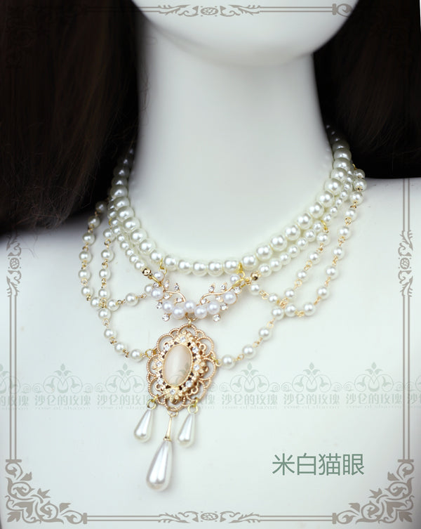 Theresa - Vintage Wedding Lolita Necklace - image 21