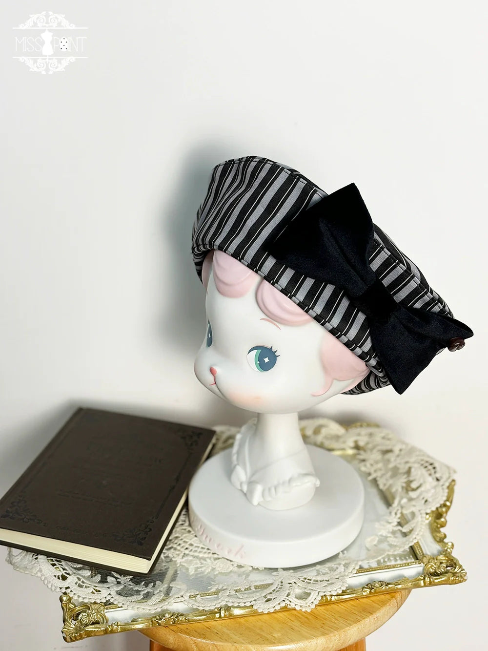 Classical Chocolate - Lolita Bowler Hats, BNT, Berets, Jabot and Brooches - image 17