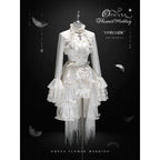 Omega Wedding Gothic Ouji Lolita White Suit - image 18