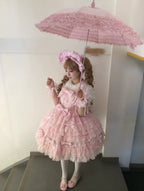 Love Descends - Wedding Lolita JSK Dress, White Blouse and Accessories - image 11