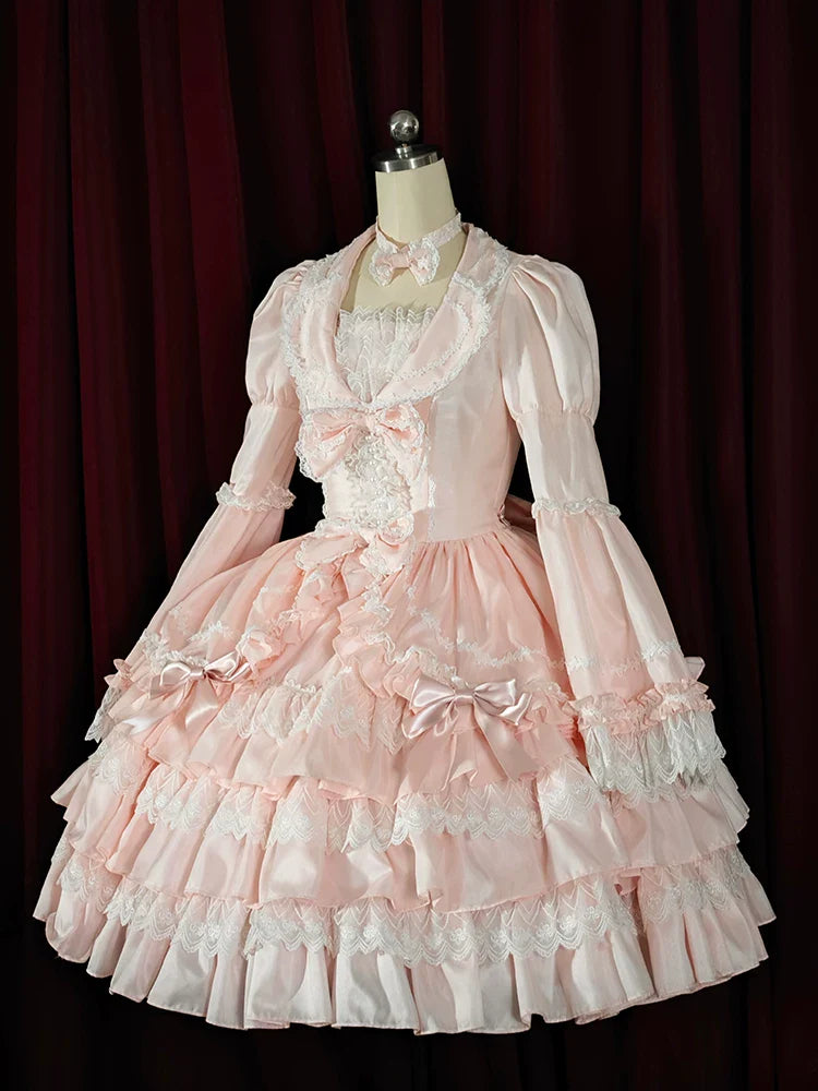 Eternal France Doll - Classic Lolita Doll-like OP Dress and Accessories - image 28