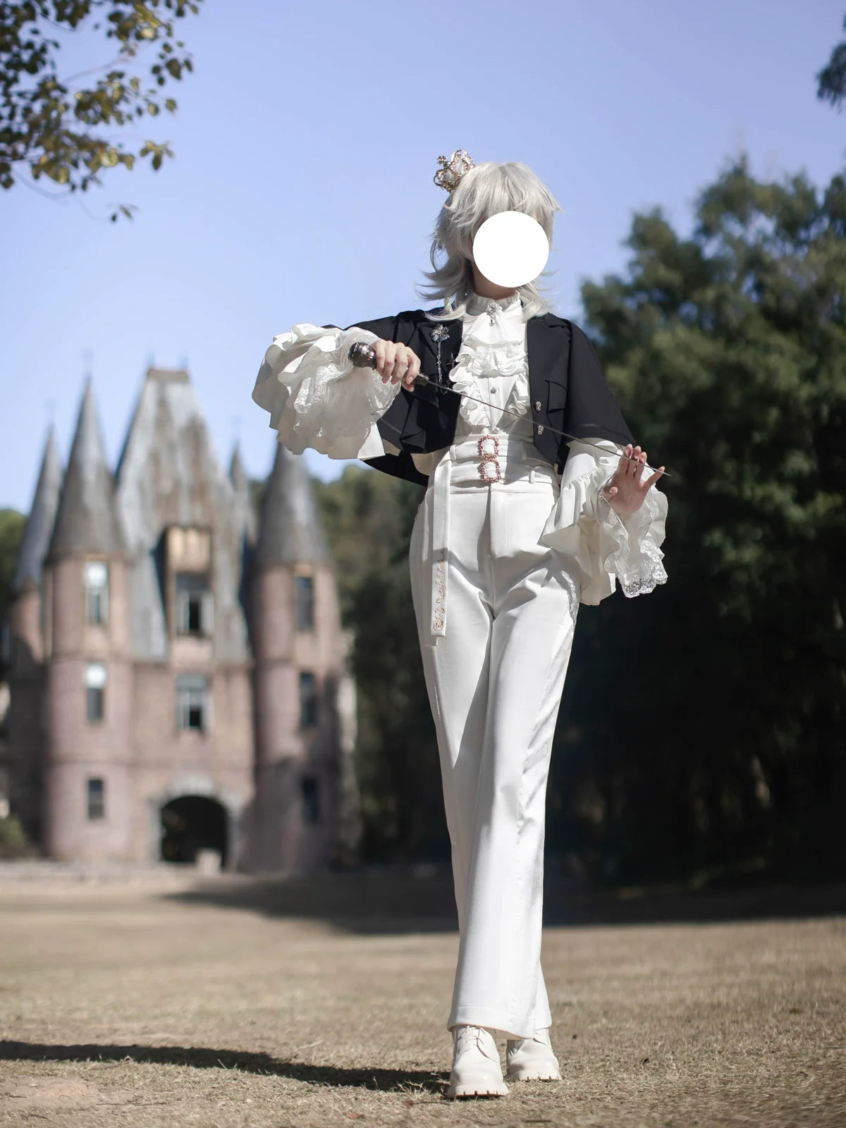 Night & Day Sonata Ouji Lolita Shirt and Pants Set - image 43