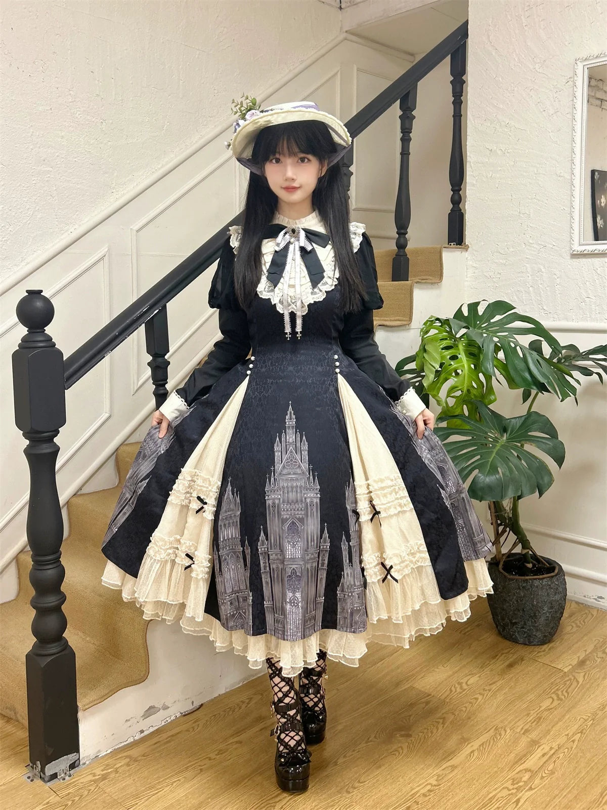 Church Bell - Elegant Lolita OP Dress Long Sleeve Spring Autumn - image 20