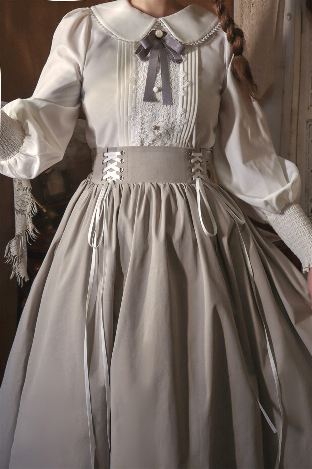 Countess's Autumn Tour - Retro Lolita Embroidery Long SK - image 28