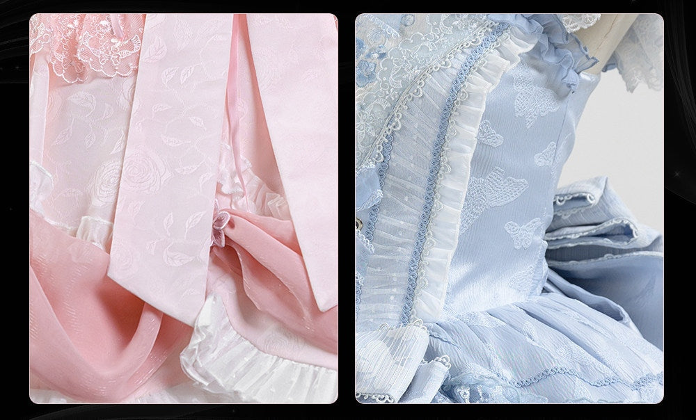 Wedding Poem Lolita JSK, Train and Bonnet Set - image 22