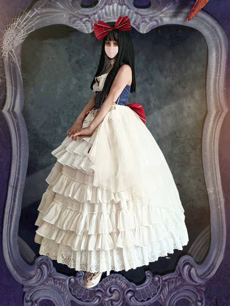Wedding Lolita Extended Princess Petticoat Skirt - image 7