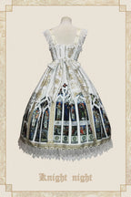 The Saint Priest - Stained Glass Lolita JSK Dress - image 2