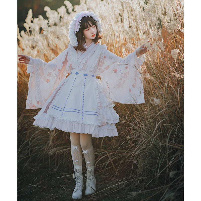 Xiaochunrihe - Wa Lolita OP Dress and Accessories - image 3