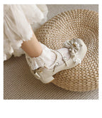 Round Toe Sweet Lolita Shoes, Detachable Pearl Chain - image 8