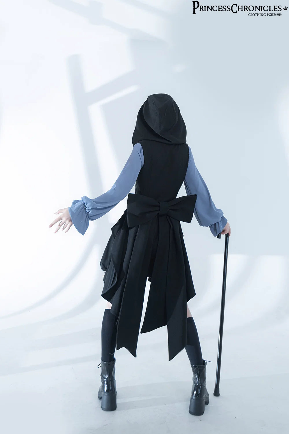 Narrative Rule - Ouji Lolita Shorts Set, Long Vest - image 20