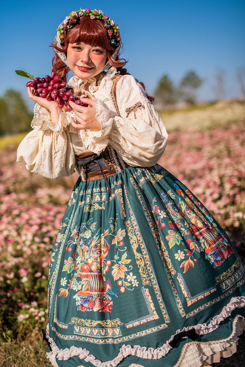 Rich Hymn - Lolita Bavarian Long Velvet JSK - image 3