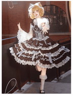 Love Notebook - Old School Lolita JSK Vintage Doll Tiered Dress - image 16