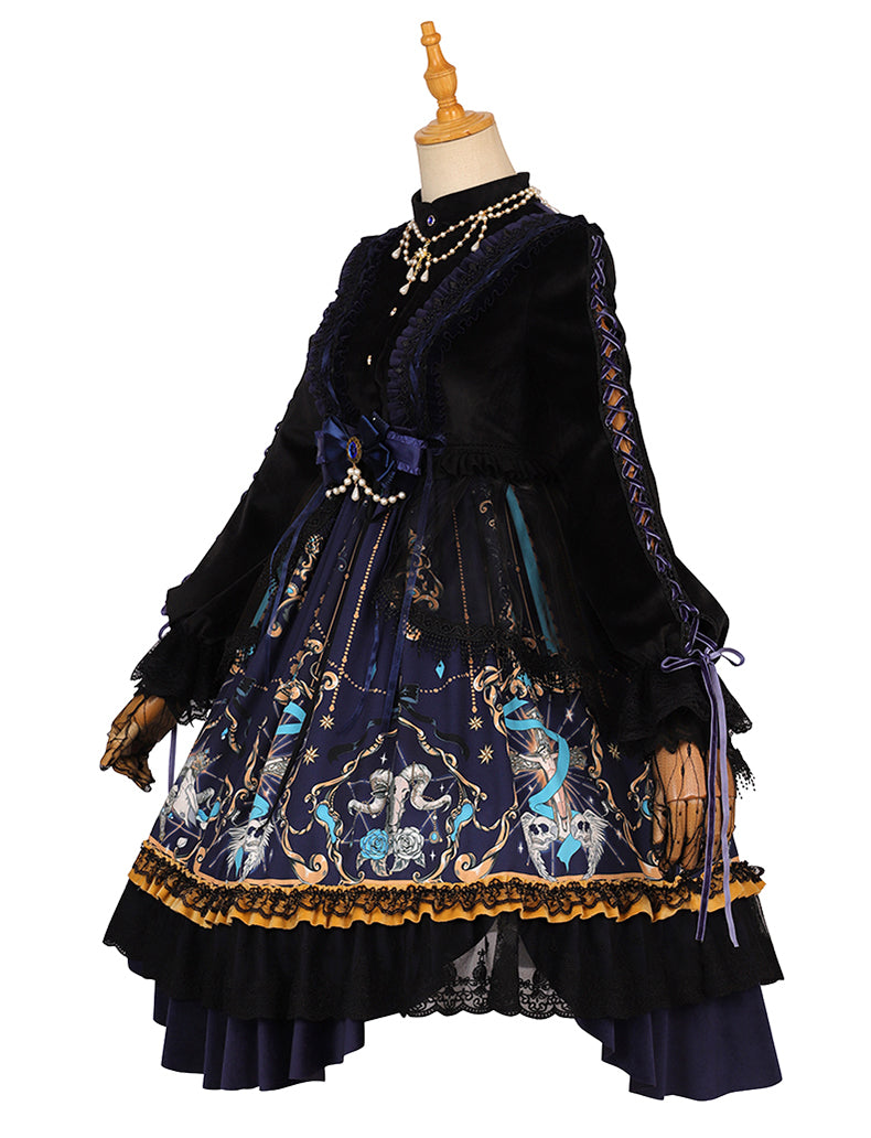 God Redemption - Retro Gothic OP, Printed Dress and Accessories - image 3