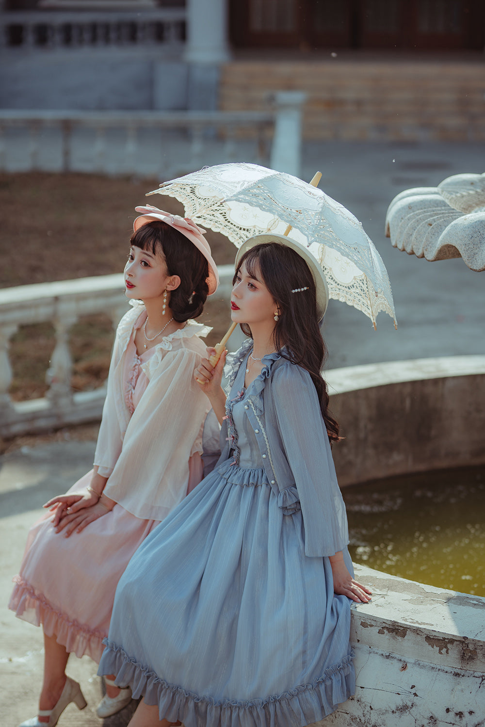 Rhine Riverside - Summer Lolita Chiffon Cardigan - image 20