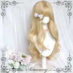 Elegant Lolita Platinum Wig Long Curly Layered Wig - image 5
