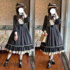 Rose Silhouette - Vintage Classic Lolita OP - image 21