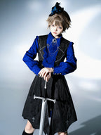 Knight's Code - Jacquard Ouji Fashion Vest Set, Detachable Jabot - image 1