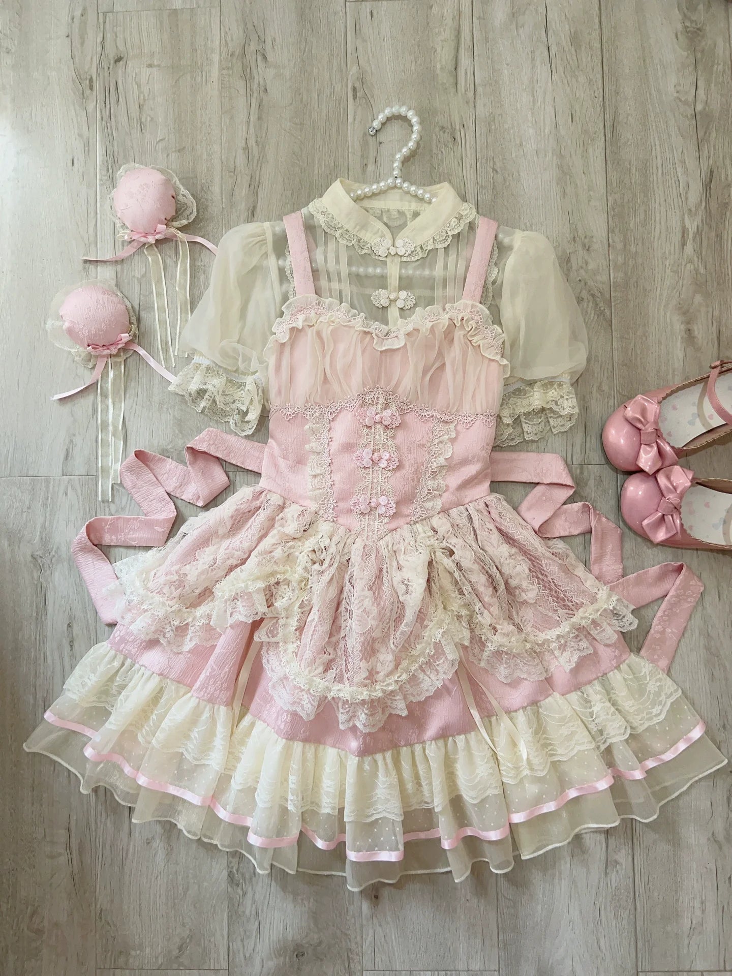 Hua Ji Fu Lei - Qi Lolita JSK Dress and Ballet Innerwear Set - image 22