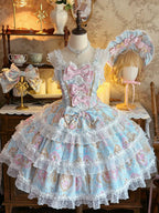 Candelabra Ode - Doll-like Sweet Lolita JSK Dress, Side Zipper - image 3