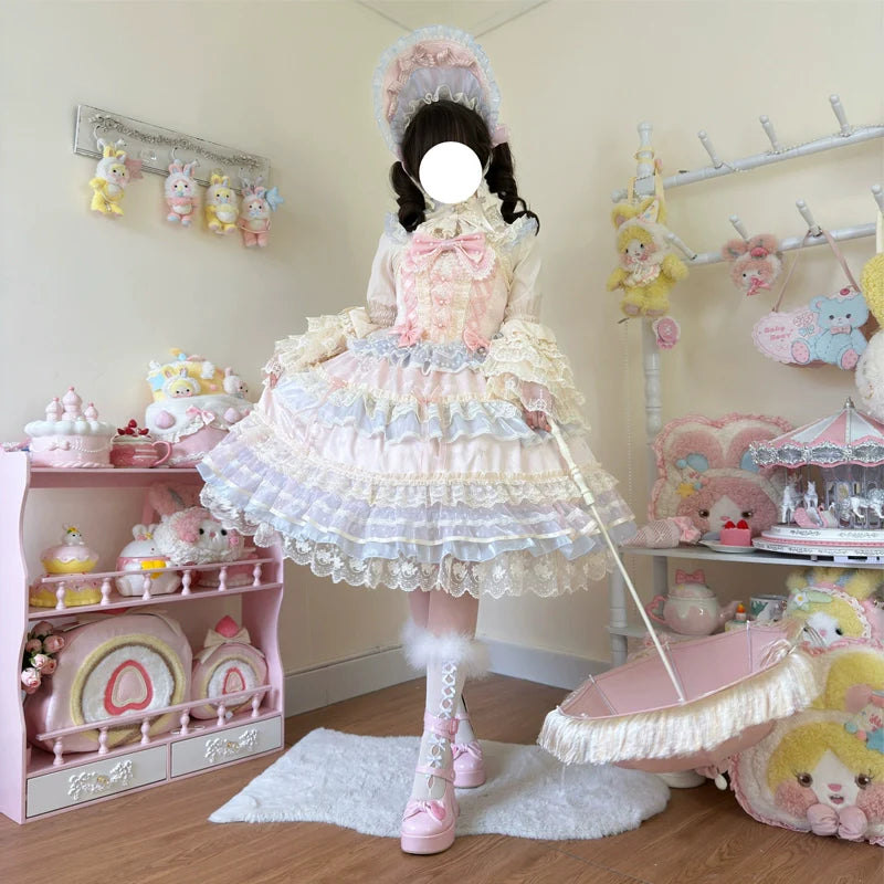 Star Love Song - Wedding Sweet Lolita JSK Suit Doll-like Dress - image 1