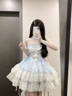 Love Goddess - Elegant Lolita Dress Halter Puff Princess JSK Dress - image 1