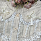 Summer Short Sleeve Cotton Lolita Blouse - image 18