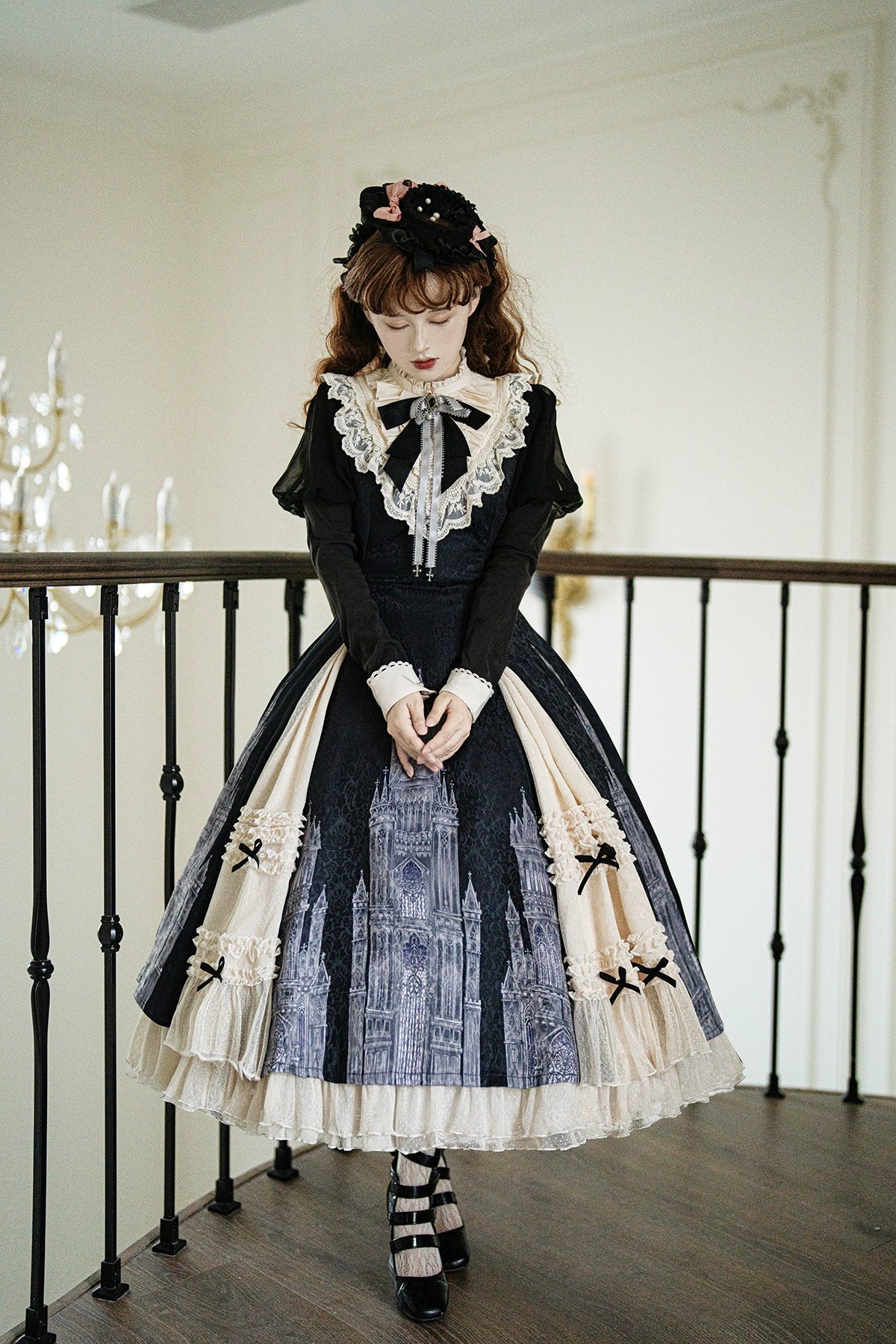 Church Bell - Elegant Lolita OP Dress Long Sleeve Spring Autumn - image 5