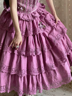 Forest Waltz - Classic Lolita Tiered Skirt Multi-layer Embroidered SK - image 61