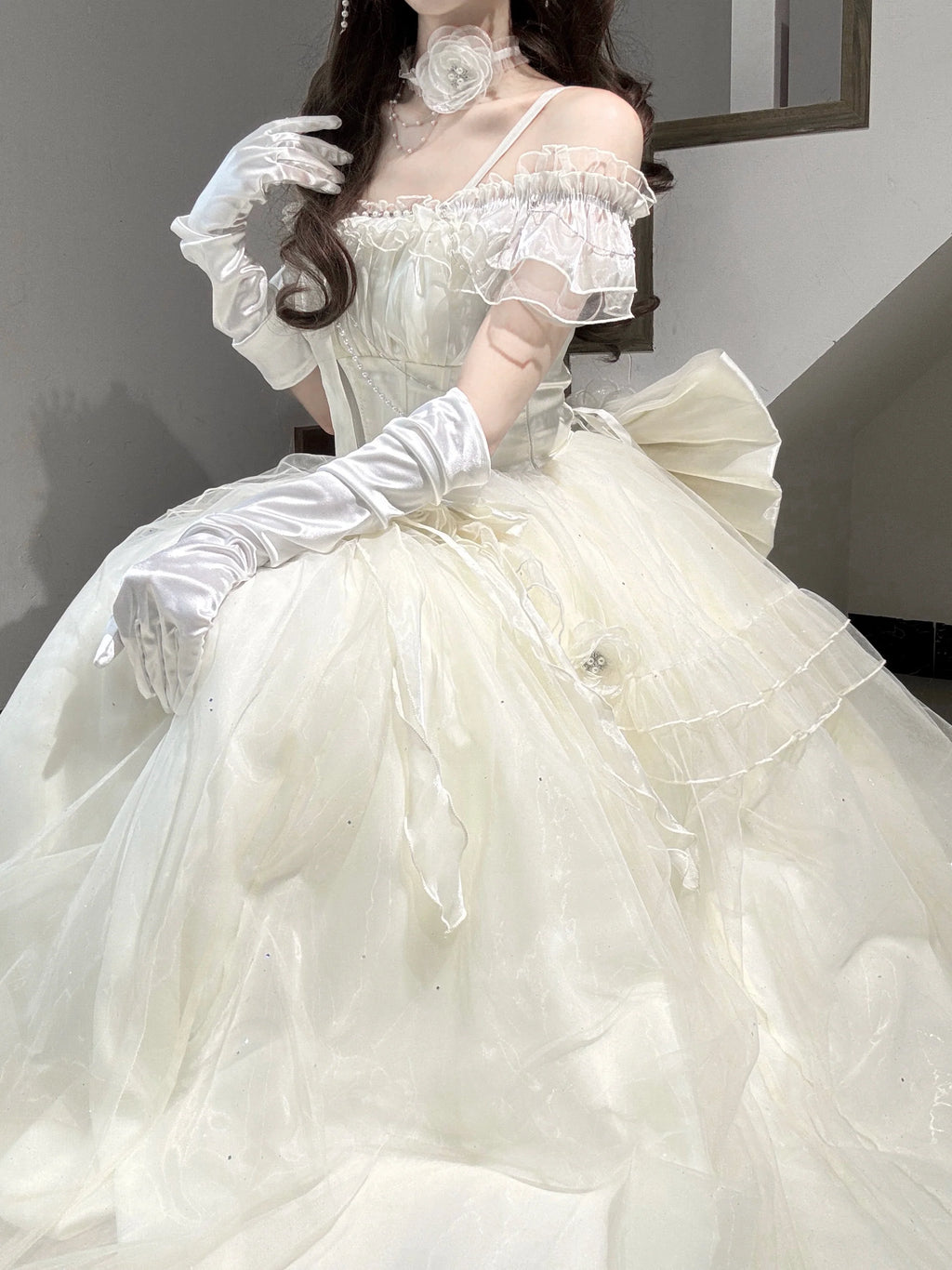 Milky Way - Brilliant Princess Lolita Prom Dress Multicolors Long Dress - image 11