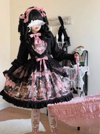 Missing Lamb Case - Gothic Lolita Dress Set with Sheep Prints - image 33