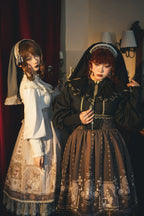 Demon Hunting Notes - Fishbone Gothic Lolita Skirt - image 35