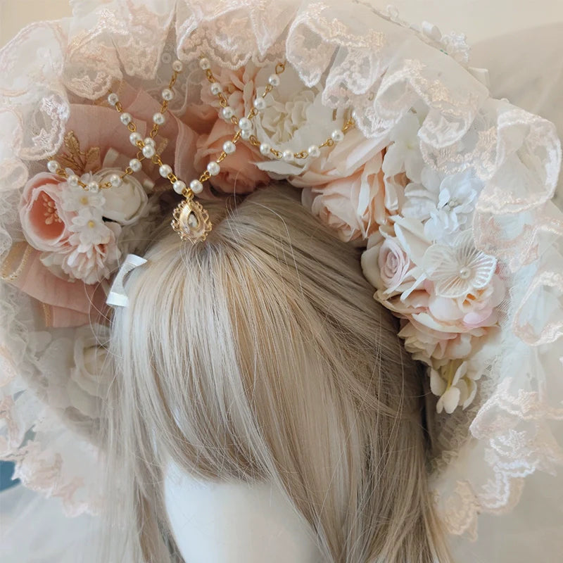 Tea Party Lolita BNT, Necklace and Feather Fan Collection - image 5
