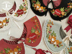 Chubby Fox in the Forest - Kawaii Lolita Accessories Knitted Fox Scarf Embroidered Faux Collar - image 3