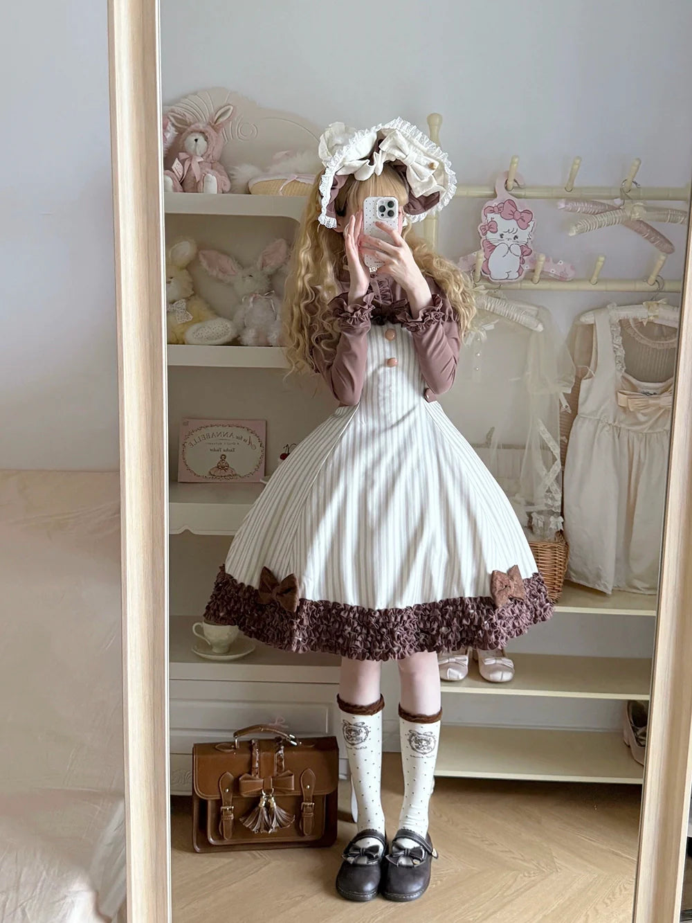 Classic Lolita JSK Customized Stripe Lolita Dress - image 46