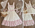 Patchwork Garden 2.0 - Classic Lolita Floral Print JSK Dress, Side Pockets - image 24