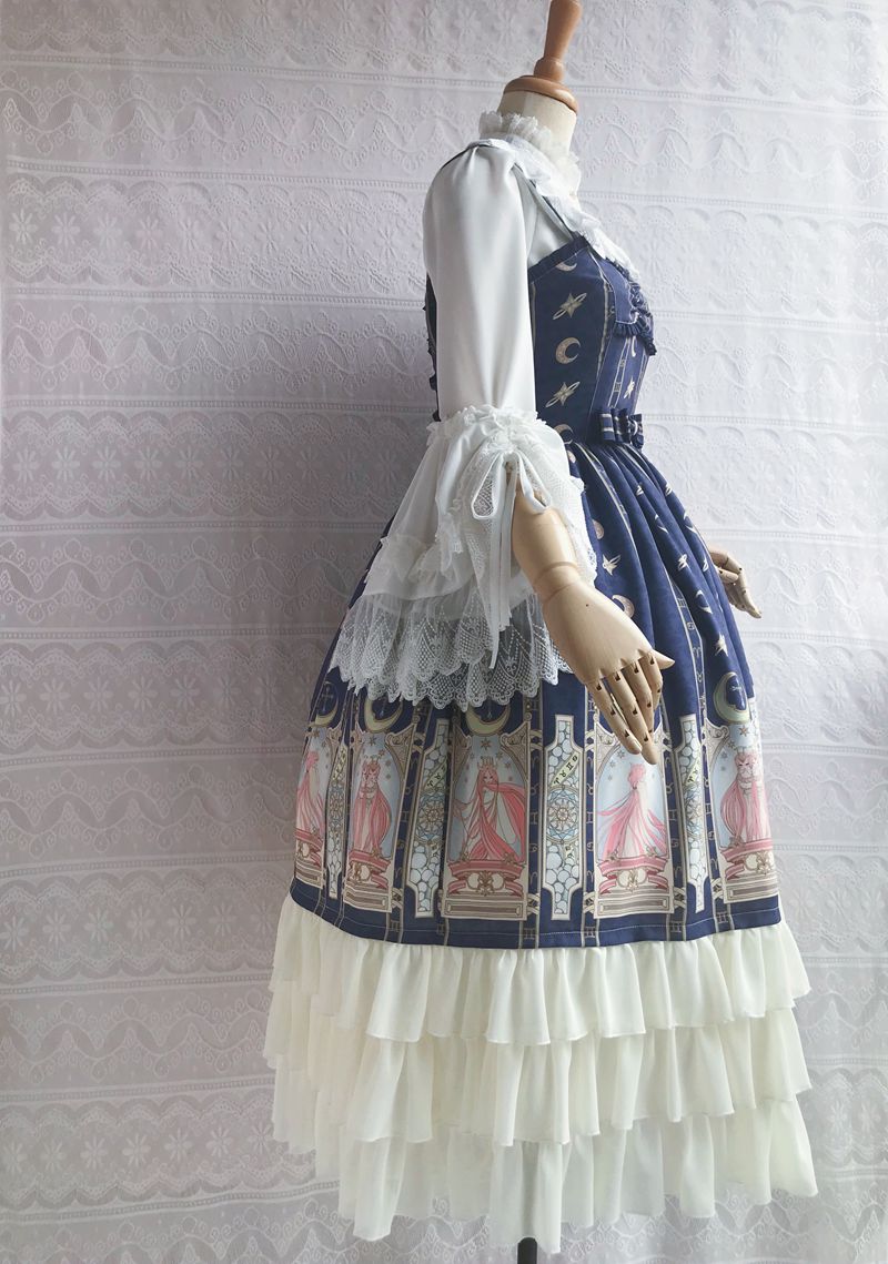 Constellation Printing Chiffon Lolita JSK Dress - image 13