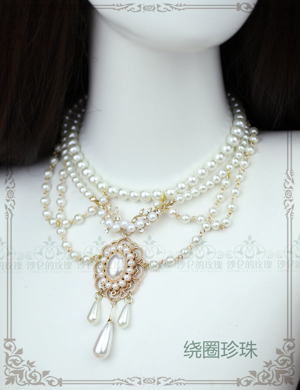 Theresa - Vintage Wedding Lolita Necklace - image 25