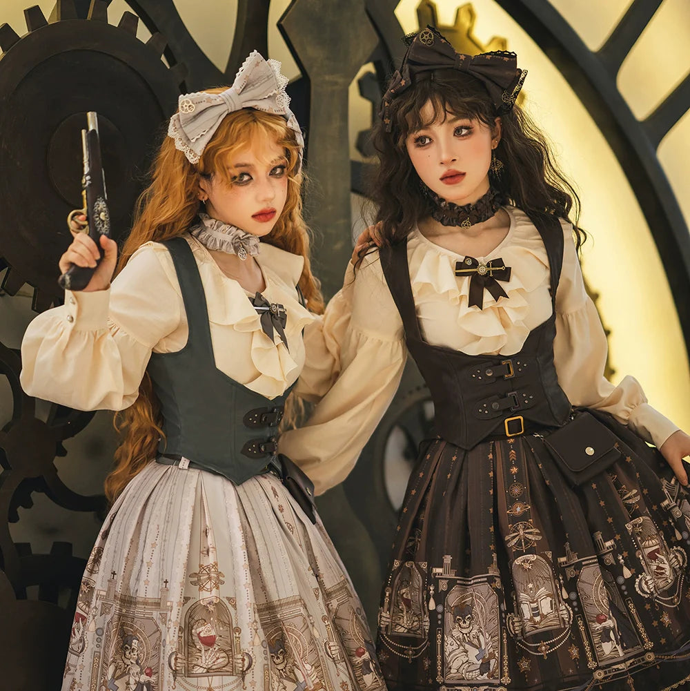 Demon Hunter's Diary - Lolita Accessories Hat KC Necklace Brooch Waistband - image 2